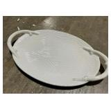 Woodland Oval Platter with Branch Handles Woodland Oval Platter with Branch Handles