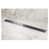 Sig. Hardware 32in Effendi Linear Shower Drain Sig. Hardware 32in Effendi Linear Shower Drain