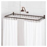 Sig. Hardware 60x27 Brass Shower Rod Sig. Hardware 60x27 Brass Shower Rod