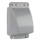 1-Gang Deep Weatherproof Receptacle Cover - Grey 1-Gang Deep Weatherproof Receptacle Cover - Grey