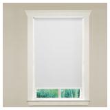 White Vinyl Room Darkening Rolling Shades 37x78in White Vinyl Room Darkening Rolling Shades 37x78in