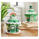 2-PIECE ST. PATRICKS DAY CUPCAKE HOUSES 2-PIECE ST. PATRICKS DAY CUPCAKE HOUSES