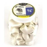 Charlotte Pipe 3/4 in. PVC 90-Degree Elbow Socket Charlotte Pipe 3/4 in. PVC 90-Degree Elbow Socket