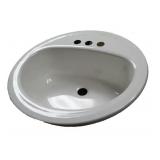 Bootz Industries Round Drop-In Bathroom Sink Bootz Industries Round Drop-In Bathroom Sink
