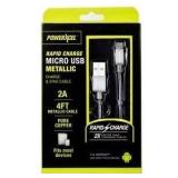 PowerXcel 4FT Micro 2A Cable, Silver | CVS