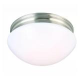 Unbranded 9 in. Brushed Nickel LED Flush Mount