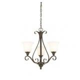 Hampton Bay 3-Light Oil Rubbed Bronze Chandelier w