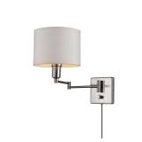 Globe Electric Anderson 1-Light Brushed Steel Plug