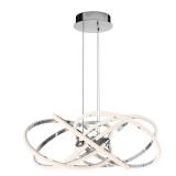 Artika Maelstrom 25-Watt Chrome Pendant Light