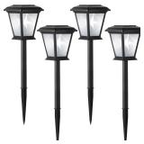 Hampton Bay Solar 15 Lumens Black Outdoor LED Uniq