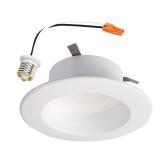 Halo RL4 Series Matte White 4 in. W LED Retrofit R