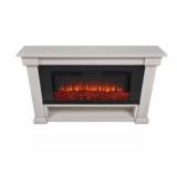 Real Flame Bristow 66" Wooden Electric Fireplace