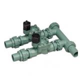 Orbit 2-Valve Preassembled Manifold Green