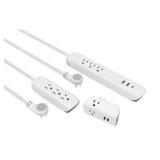 CE 4 Ft. Multiple Outlet Surge Protector Set3-Pack