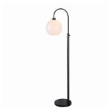 Hampton Bay Highstone 63' Floor Lamp, Black