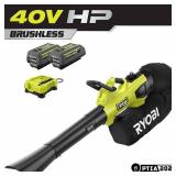 RYOBI 40V 100 MPH 600 CFM Cordless Leaf Blower