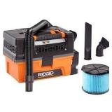 RIDGID 3 Gallon Wet/Dry Shop Vacuum