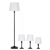 Charlestown 4pc Lamp Set