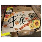 ï¿½Hello, Fallï¿½ Decorative Floor Mat, ~3x5