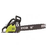 RYOBI 18 in. 38cc 2-Cycle Gas Chainsaw w/ Case