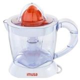 IMUSA 34 Oz. White Citrus Juicer with Pulp Basket