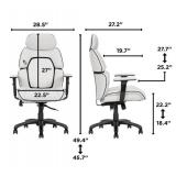 DPS Gaming Chair Adjustable Headrest White Used