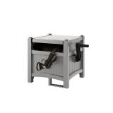 100 Ft.Gray Free Standing Hideaway Hose Reel, Gray