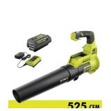 40V Cordless Variable-Speed Jet Fan Leaf Blower