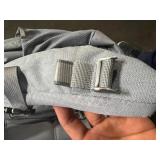 The North Face Grey and Light Blue Backpacks