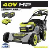RYOBI 40V HP Brushless Whisper Series Lawn Mower