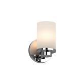 1-Light 5 in. Chrome Indoor Vanity Wall Sconce