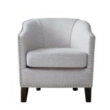 Madison Park Fremont Barrel Arm Chair - Cream