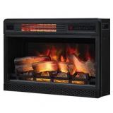 26-in Infrared Electric Fireplace Insert