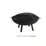 Hampton Bay Round Steel Wood Burning Fire Pit