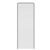 24 in. W X 67 in. H Framed Radius Corner Stainless