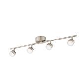Burgate 2 Ft. 4-Light Brushed Nickel Integrated LE