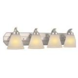 Tavish 30 in. 4-Light Brushed Nickel Classic Vanit