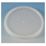 Lid for 6, 8 Oz. Hot Cup, Flat, Vented, Translucen