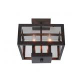 Hampton Bay Tallarook 11 in. 4-Light Oxide Brass S
