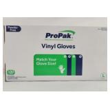 Propak Vinyl Gloves Powder Free 100 pack, small