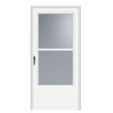 34 in. X 80 in. White Universal 3/4-Light Aluminum