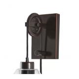 Needham 1-Light Oil Rubbed Bronze Sconce with Bulb