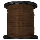 2,500 Ft. 12 Gauge Brown Stranded Copper THHN Wire