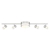 Hampton Bay Greyrock 3.44 Ft. 4-Light Brushed Nick