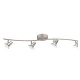 Hampton Bay Kenmont 4 Ft. 4-Light Brushed Nickel I