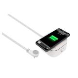 CE 2-Outlet 3 USB-a Surge Protector with Qi Charge