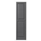 15 in. X 51 in. Raised Panel Polypropylene Shutter