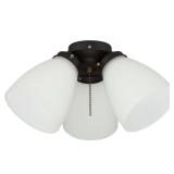 Hampton Bay 3-Lt Bronze Ceiling Fan Light Kit