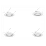 EcoSmart 4-Pack 5/6 in. Downlight Dimmable 65w LED