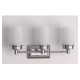 Hampton Bay Cade 20.25 in. 3-Light Brushed Nickel